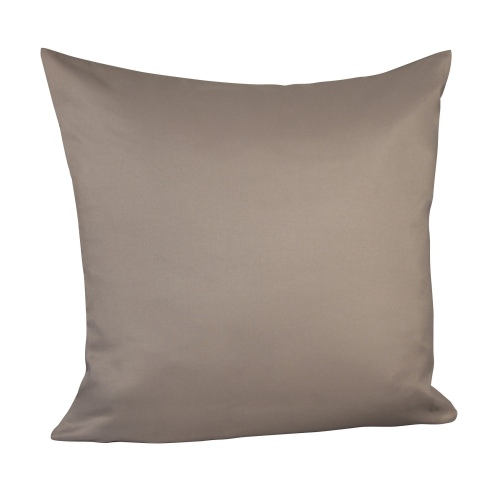 Taie d'oreiller taupe confort Taie d'oreiller taupe confort