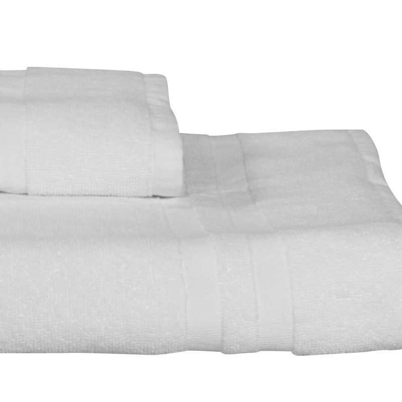 Set De Serviettes Pratesi Blanc - 3 Pièces (bain, Main, Visage) - 100% Coton - Neuf Sans étiquette