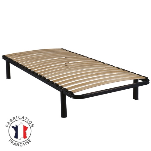 Sommier GENET cadre métallique à lattes