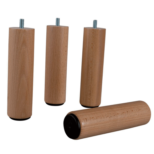 Pied cylindrique bois naturel Pied cylindrique bois naturel
