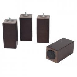 Pied carré bois wengé