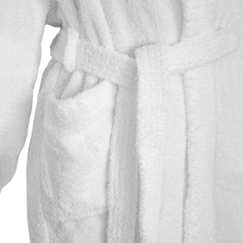 Zoom matière peignoir lavable confort Easytex