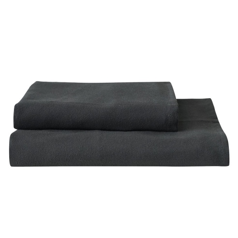Serviette de toilette éco lavable grise anthracite - Easytex