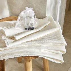 Serviette de toilette et drap de bain jetables biodégradables Nature Plus Easytex