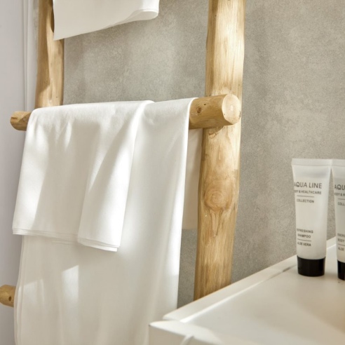 Serviette de toilette et drap de bain jetables Nature biodégradables Easytex Serviette de toilette et drap de bain jetables Nature biodégradables Easytex