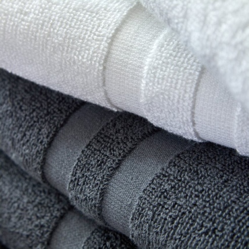 Zoom éponge drap de bain serviette lavable confort Easytex