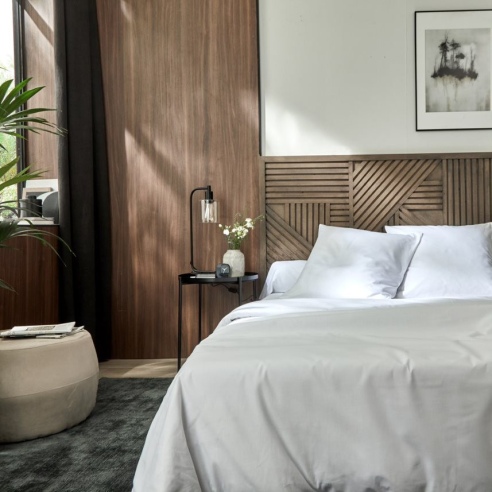 Housse de couette lavable blanche en polycoton de qualité - gamme confort Easytex