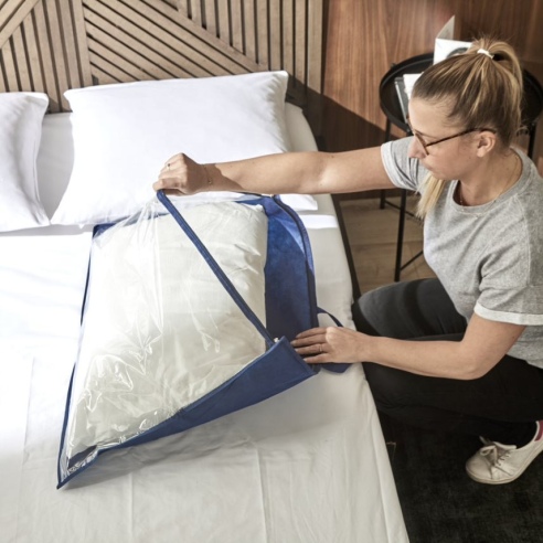 Housse de rangement oreiller Easytex - ouverture Housse de rangement oreiller Easytex - ouverture