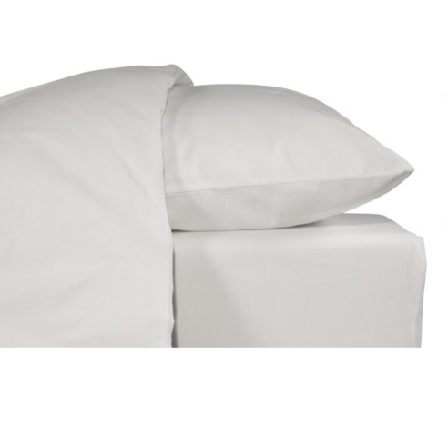 Drap plat polycoton blanc