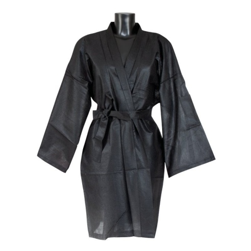 Peignoir jetable noir Easytex Peignoir jetable noir Easytex