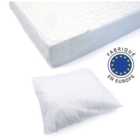 Kit de protection Eco jetable alèse housse Kit de protection Eco jetable alèse housse