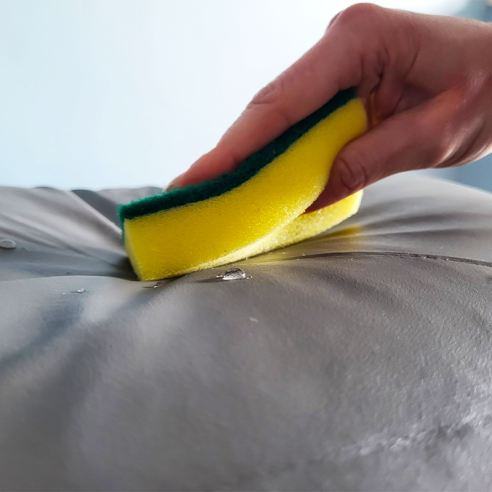 Rénove oreiller imperméable lessivable Gris