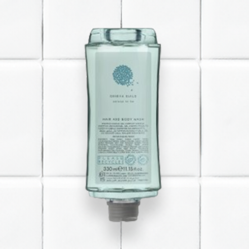 Flacon Distributeur 2 en 1 Douche Et Shampoing - 330ml Flacon Distributeur 2 en 1 Douche Et Shampoing - 330ml