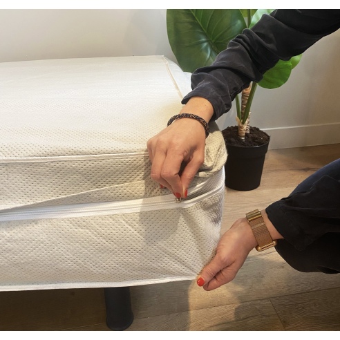 Rénove Matelas imperméable lessivable Noé Gris clair Rénove Matelas imperméable lessivable Noé Gris clair