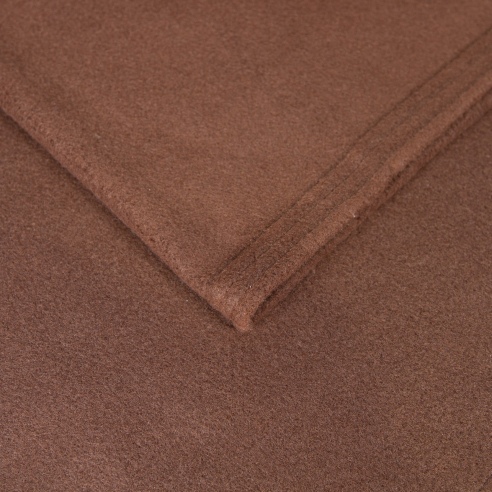 Couverture Polaire Non Feu - Marron