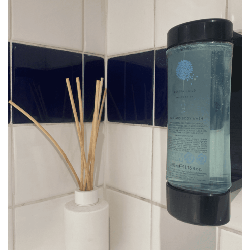 Support Mural Adhésif Pour Flacon Distributeur