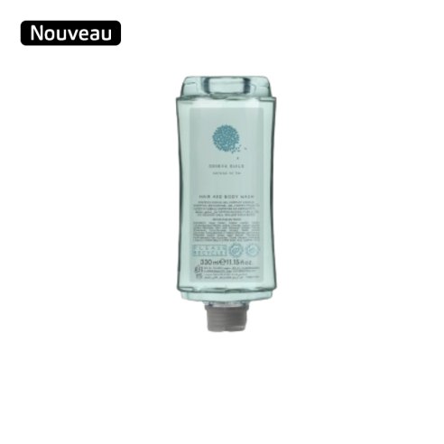 Flacon Distributeur 2 en 1 Douche Et Shampoing - 330ml Flacon Distributeur 2 en 1 Douche Et Shampoing - 330ml