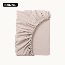 Drap Housse Microfibre Beige ZEN