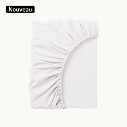Drap Housse Microfibre Blanc ZEN