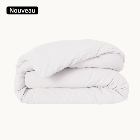 Housse de Couette Microfibre Blanc ZEN Housse de Couette Microfibre Blanc ZEN