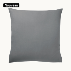 Taie Oreiller Microfibre Gris ZEN