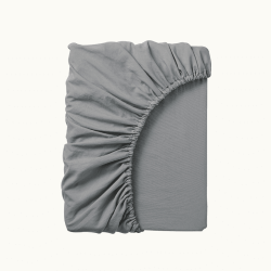 Drap Housse Microfibre Gris ZEN