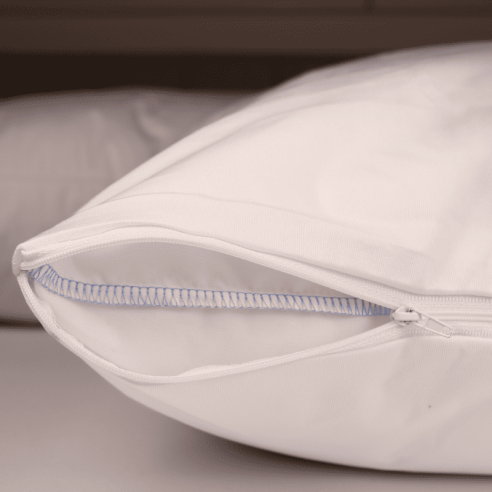 Renove oreiller impermeable jersey athena zoom ouverture zippée