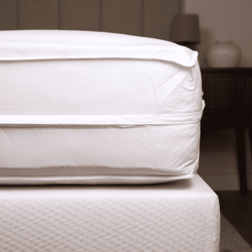 Renove matelas impermeable blanc ambiance zoom