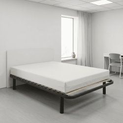 Matelas pour les collectivités anti feu M1 en mousse avec housse déhoussable