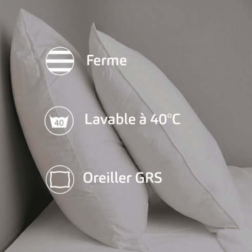 Oreiller Ferme Recyclé GRS