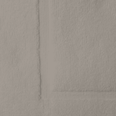 Tapis de bain coton gris 850g/m² - EDEN