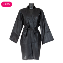 Peignoir jetable noir