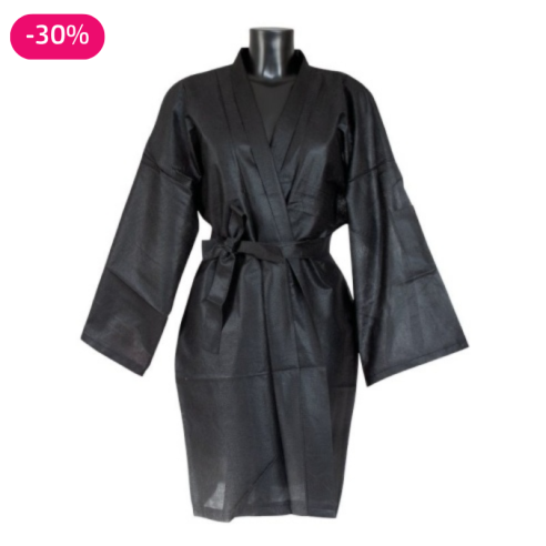 Peignoir jetable noir