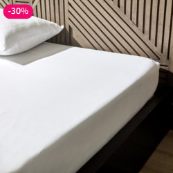 Drap housse lavable Eco Blanc