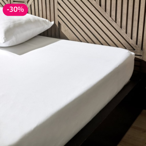 Drap housse lavable Eco Blanc