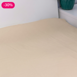 Drap Housse polytcoton confort - Sable