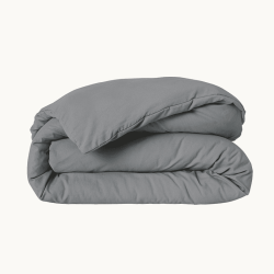 Housse de Couette Microfibre Gris ZEN