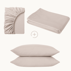 Parure de Lit 2 personnes Microfibre - Drap...