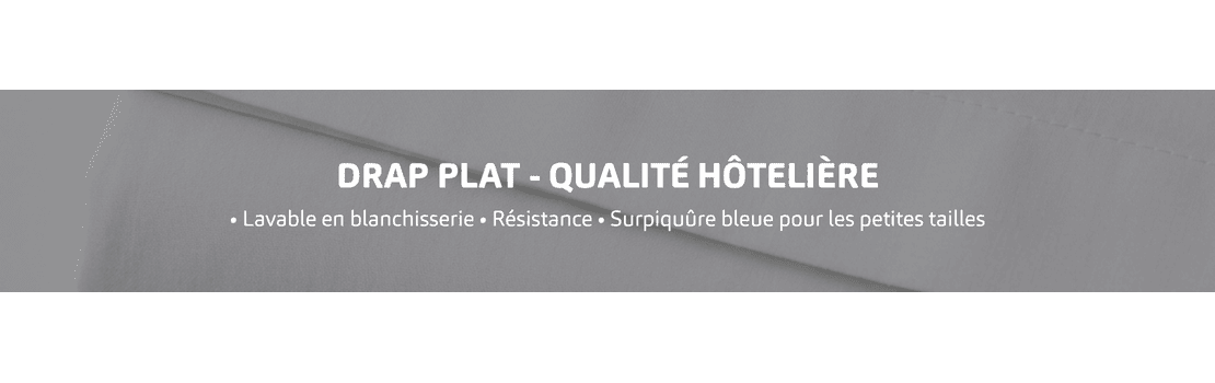 Drap Plat Hotel : Qualité Professionnelle | EASYTEX