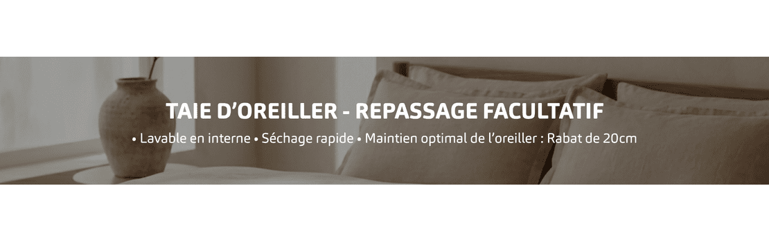 Taie d'oreiller en Microfibre ZEN professionnelle | Easytex